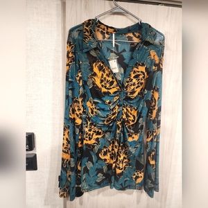 Free People Sheer Blouse
